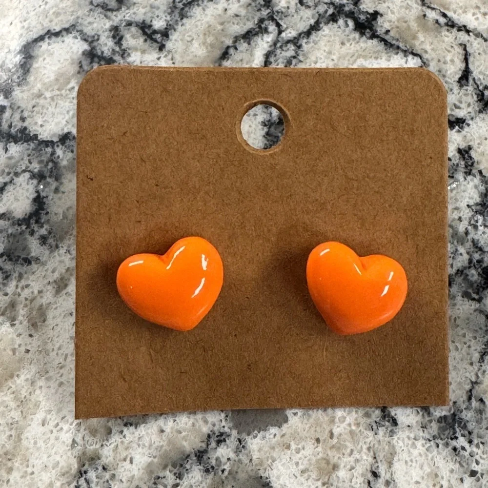 (9) Valentine Heart Earrings Set